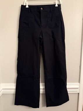 JCREW wide leg pant, Navy, EUC, 29